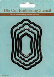 Die Cut Embossing Stencil 17