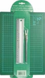 A4 Cutting Board with aluminium Ruler & Knife