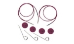 Purple Single Cables 35cm