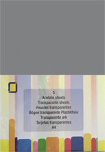  Acetate A4 sheets (5 sheets)   