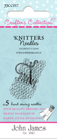 Craft Collection Knitters needles .Size 14/18 . Pack of 5