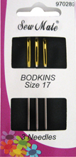 Gold eyed Bodkins size 17